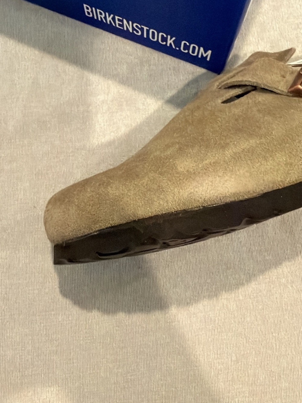 Birkenstock Boston Taupe (Sand) Narrow Fit W/Box - Picture 4 of 5